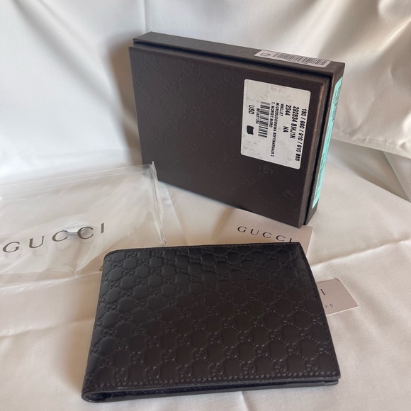 GUCCI NIB GG MICROGUCCISSIMA Bifold T. Moro Brown Wallet 292534 BMJ1N 2044 00277 - Picture 1 of 9